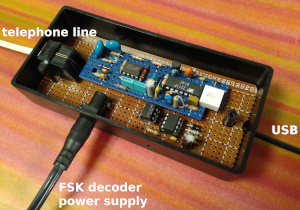 USB CLID decoder in box